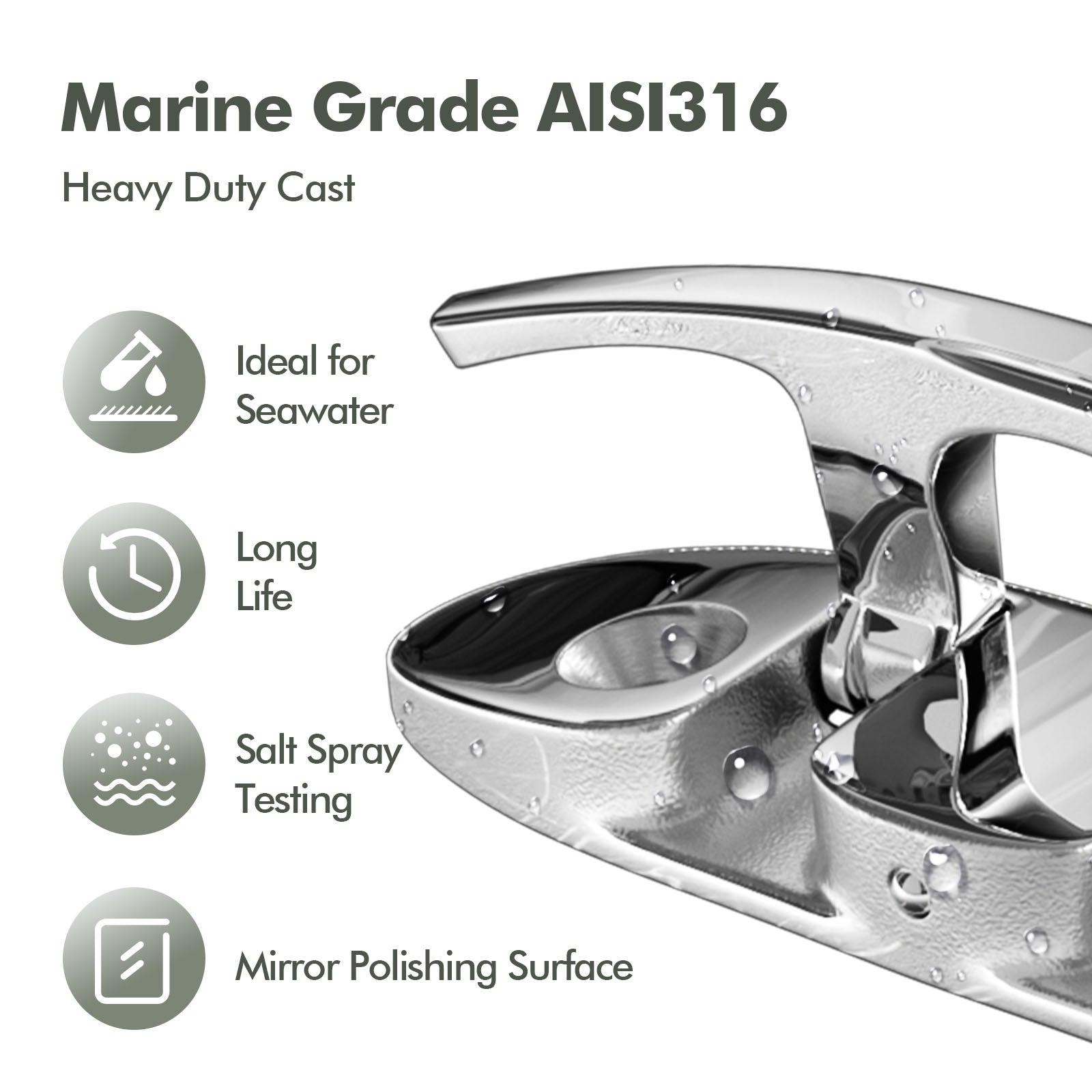 Flip-Up Folding Dock Cleat