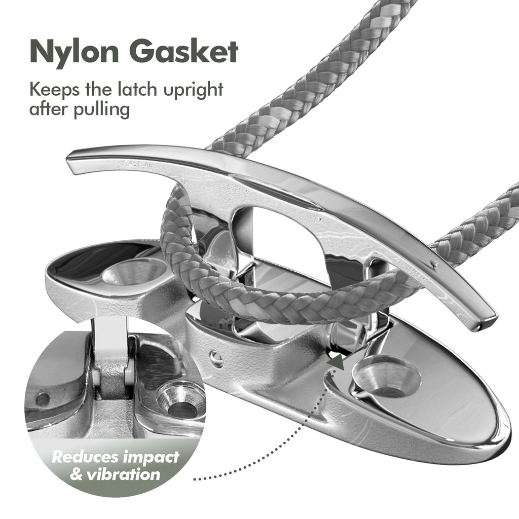 Flip-Up Folding Dock Cleat