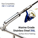 360° Rail Mount Fishing Rod Holder