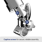 360° Rail Mount Fishing Rod Holder