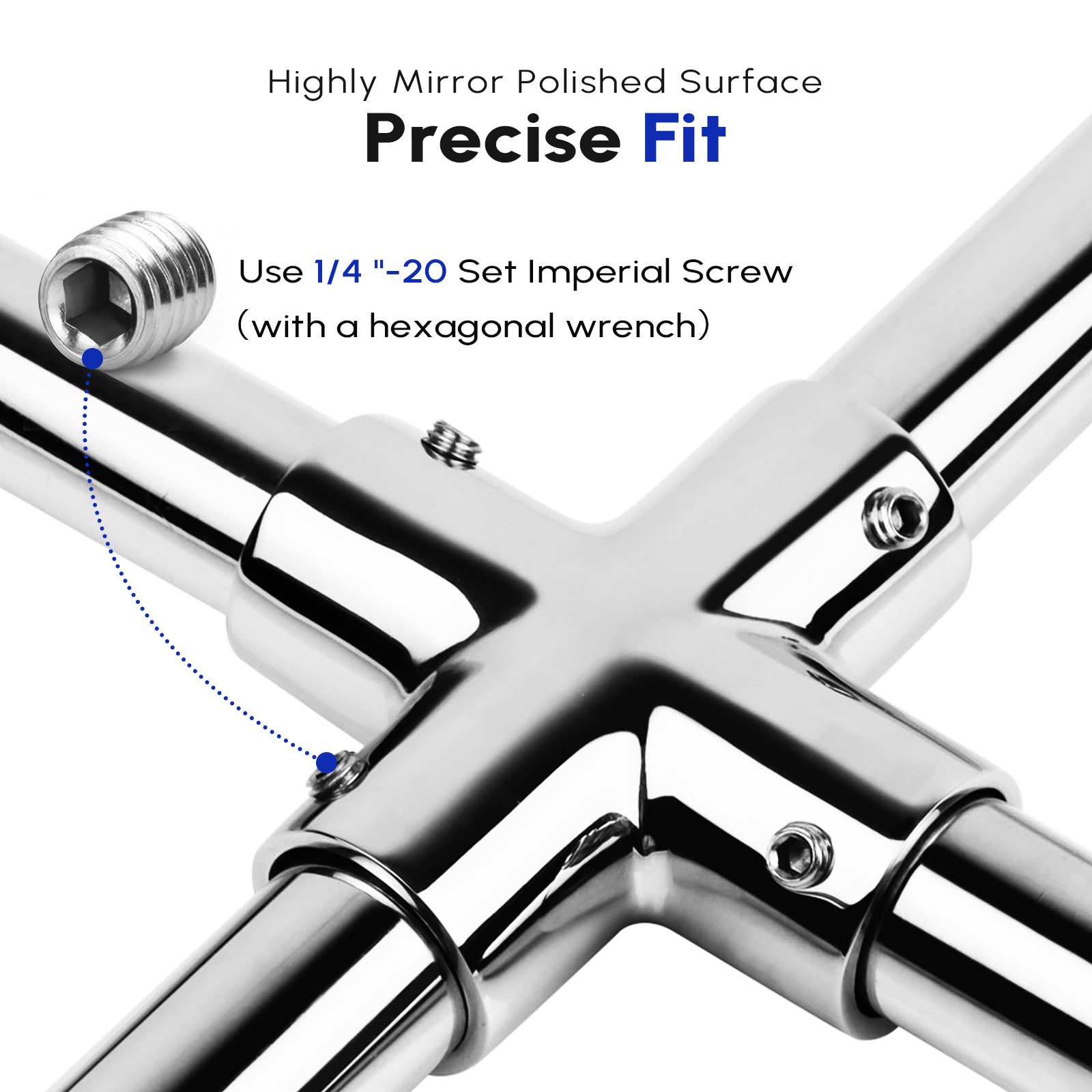 4-Way Tube Connector