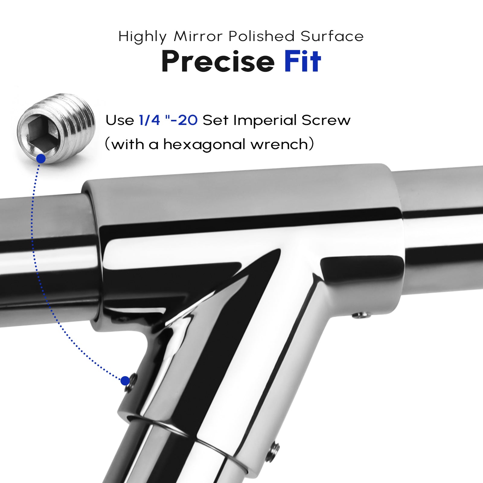 60° T-Fitting (Tee Fitting)