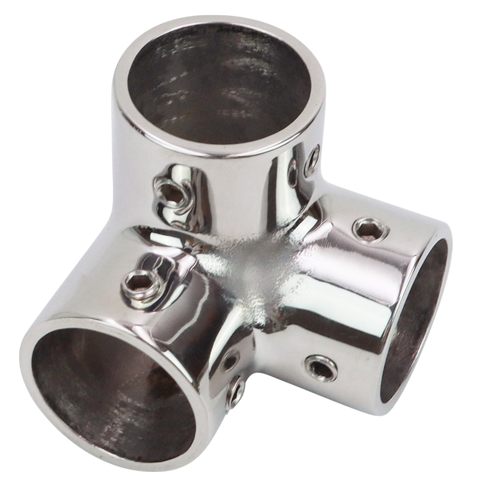 90 Degree 3 Way Tube Pipe Connector