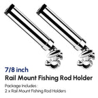 360° Rail Mount Fishing Rod Holder