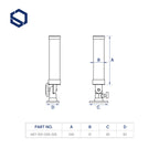 360 Degree Adjustable Boat Rod Holder
