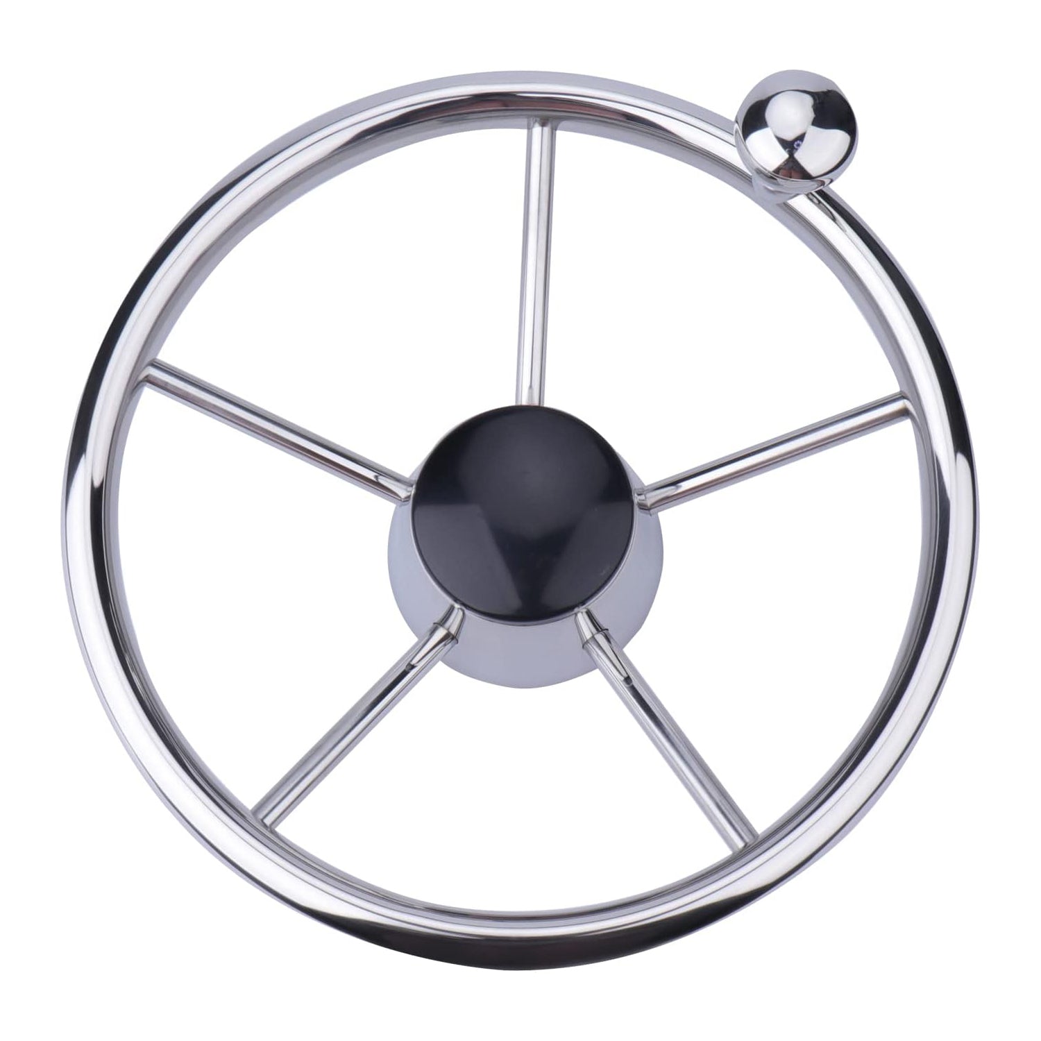 Boat 5 Spoke 3/4 inch Steering Wheel