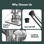 Flat fishing rod holder