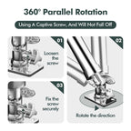 Flat fishing rod holder