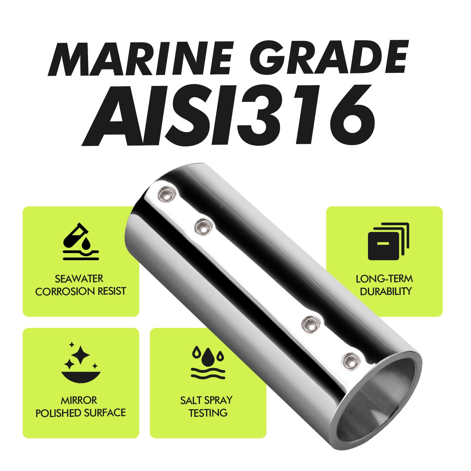 Stainless Steel 316 Coupling Pipe Fitting Connectors