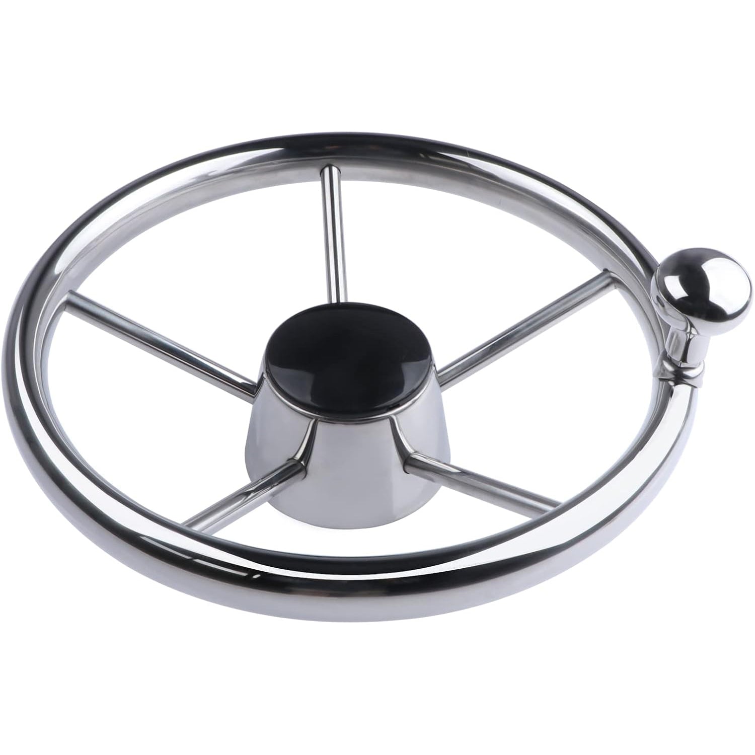Boat 5 Spoke 3/4 inch Steering Wheel
