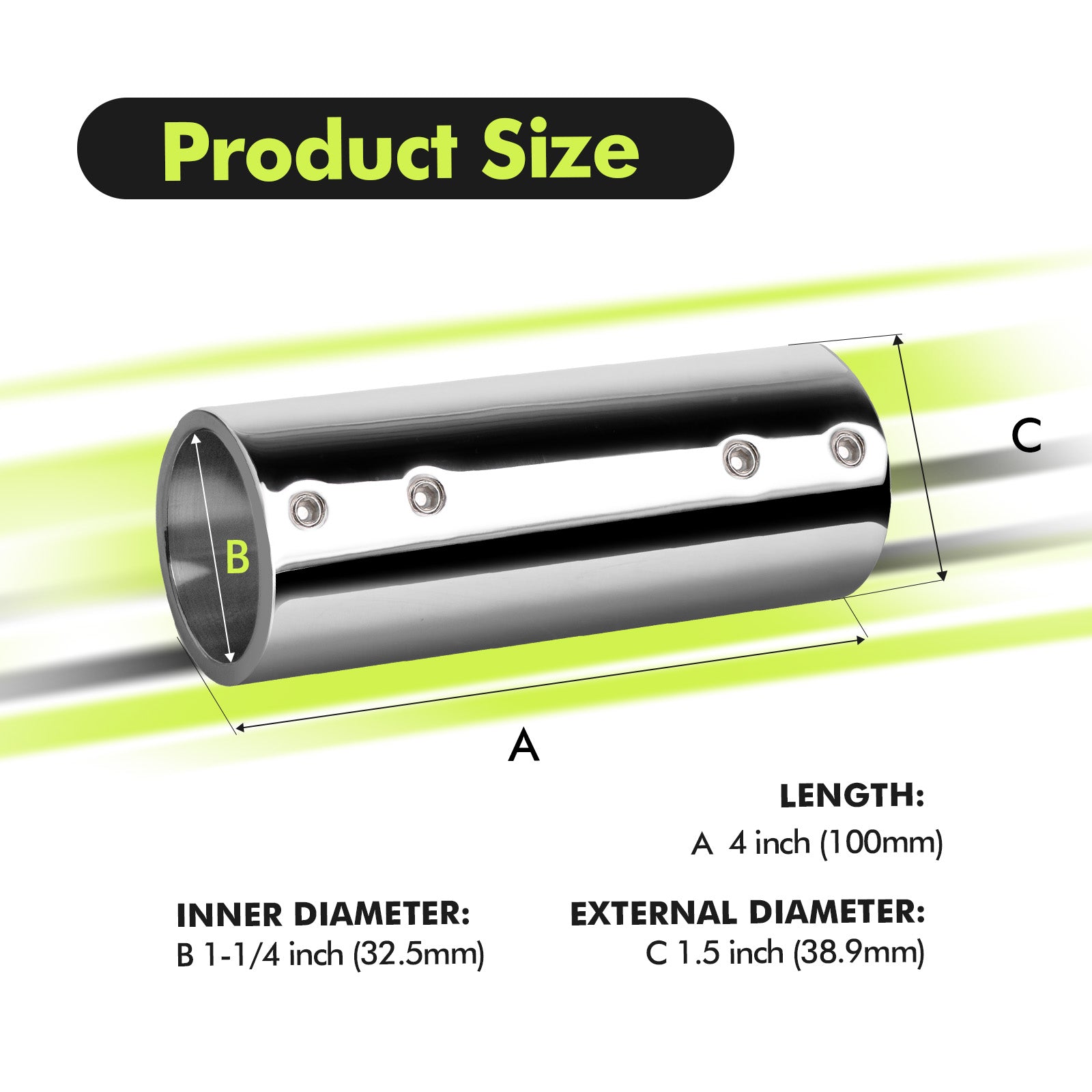 Stainless Steel 316 Coupling Pipe Fitting Connectors