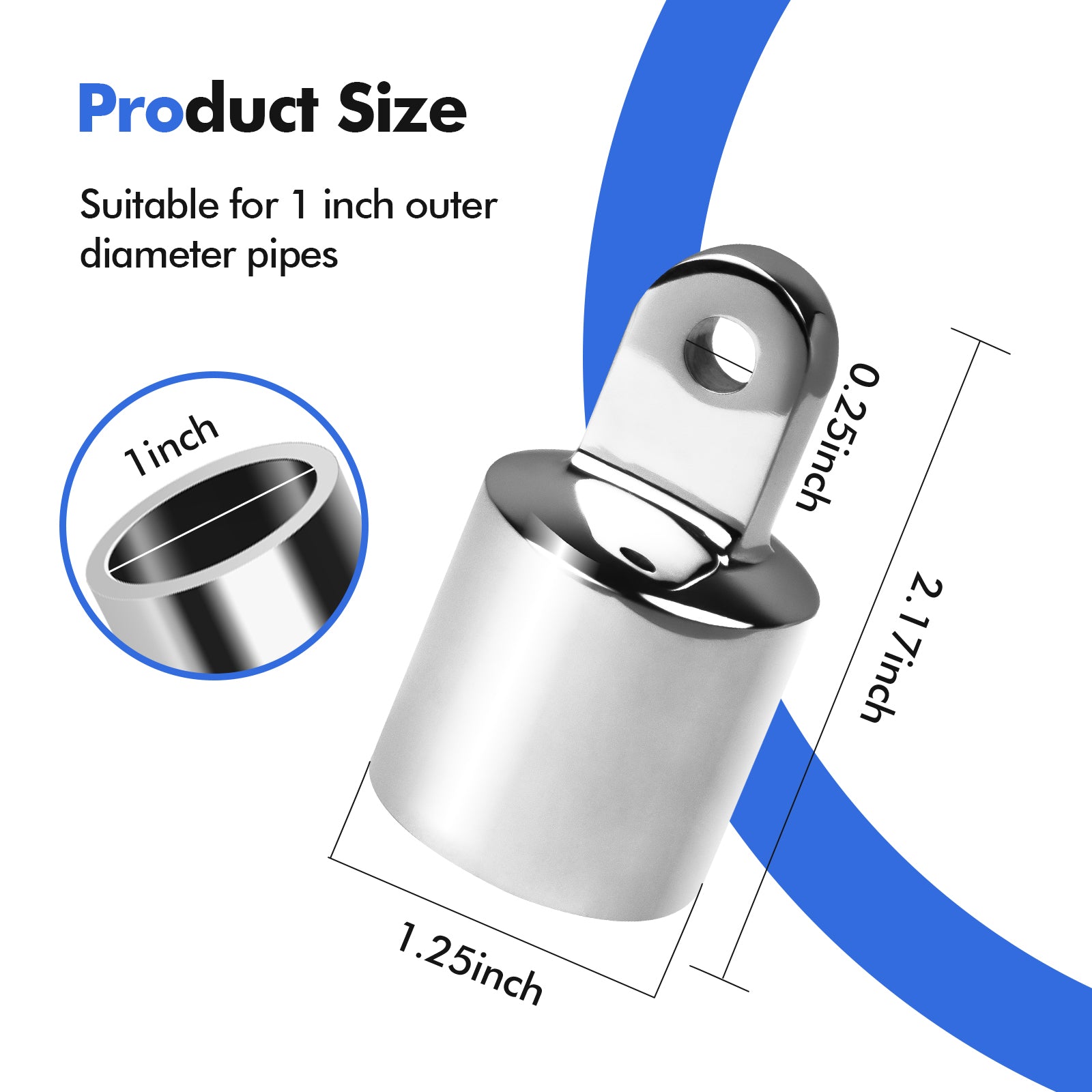 Bimini Top Eye End Cap