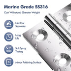 2 X2 marine hinge