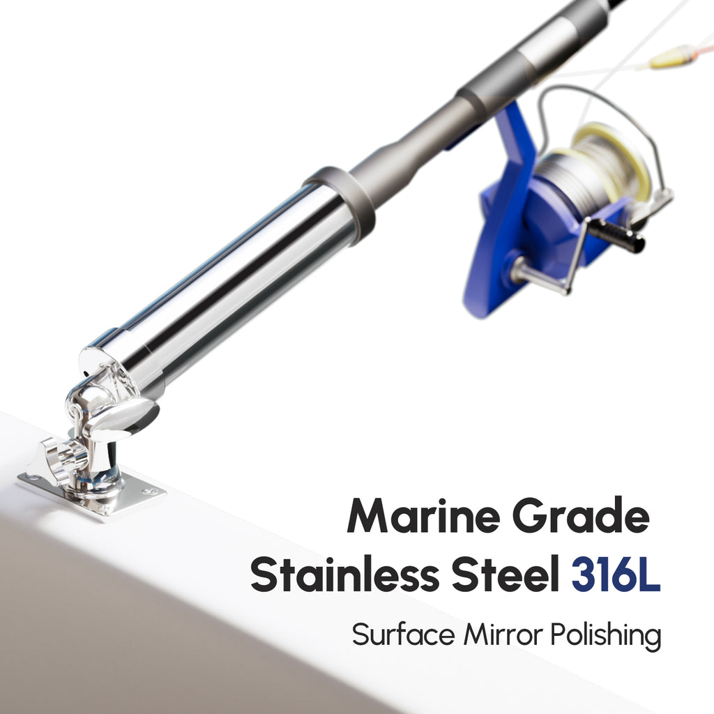 360 Degree Adjustable Boat Rod Holder