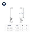 360° Rail Mount Fishing Rod Holder