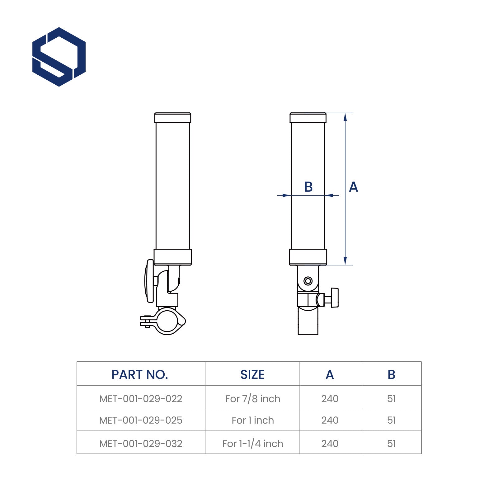 360° Rail Mount Fishing Rod Holder