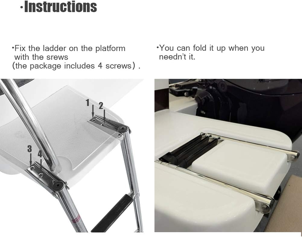 Boat Telescopic 3-4 Step Sliding Ladder