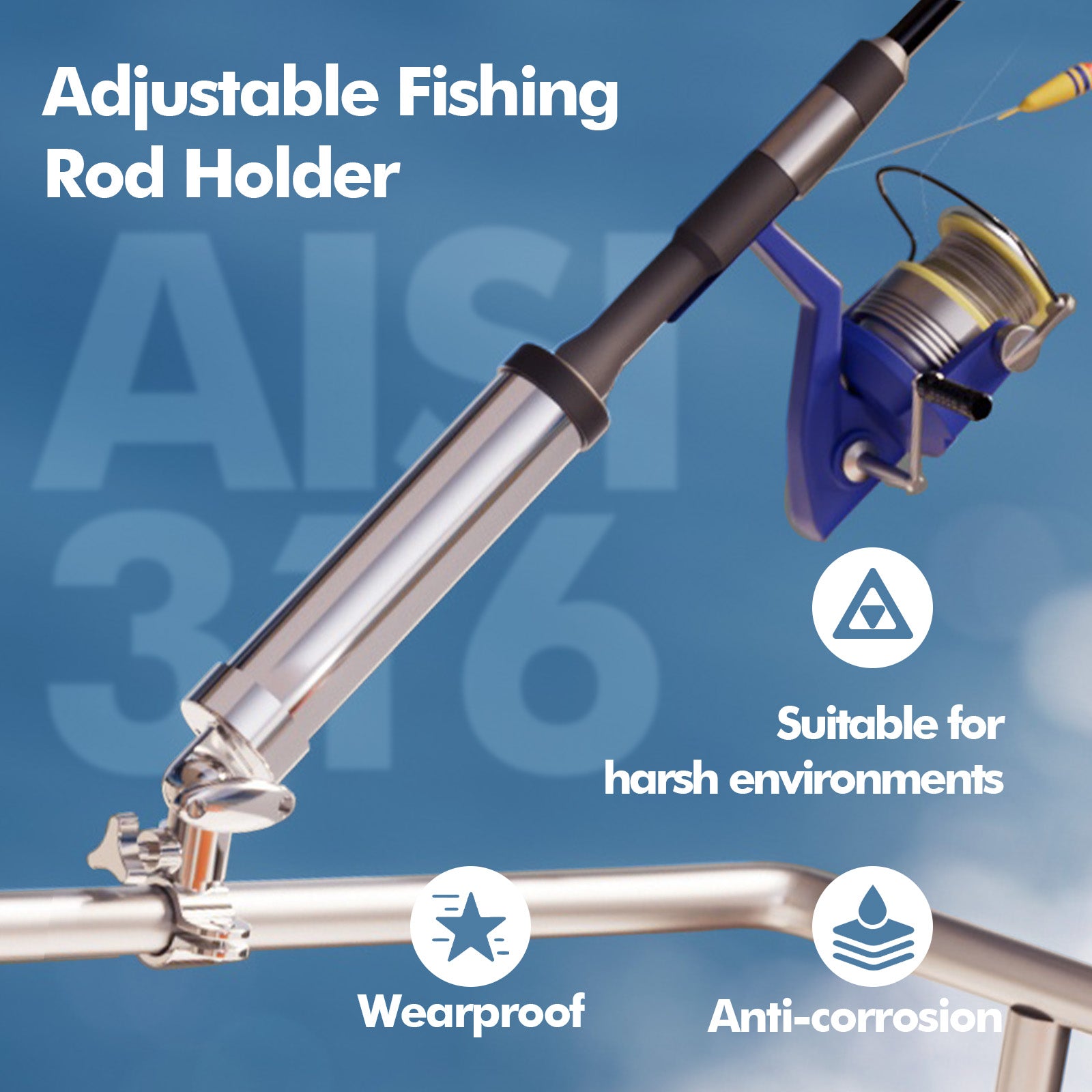 360 fishing rod holder