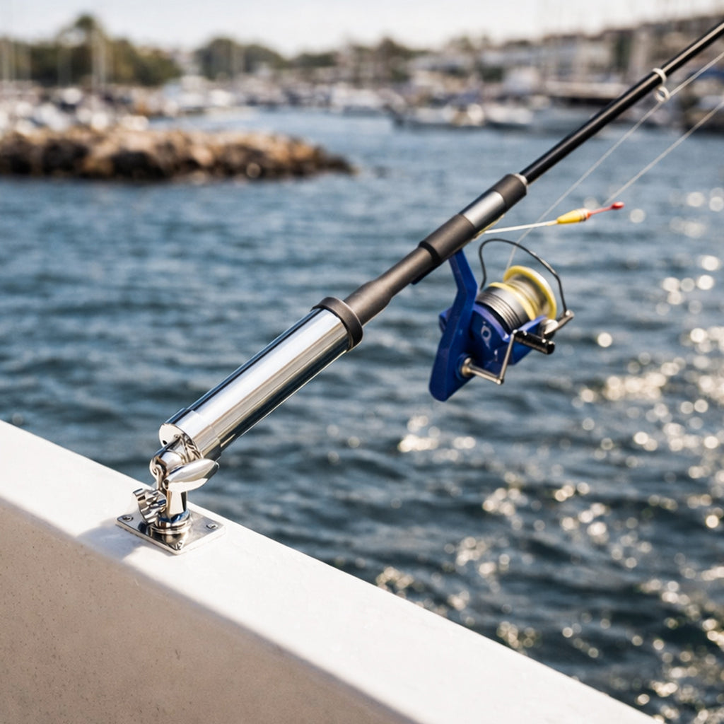 360 Degree Adjustable Boat Rod Holder