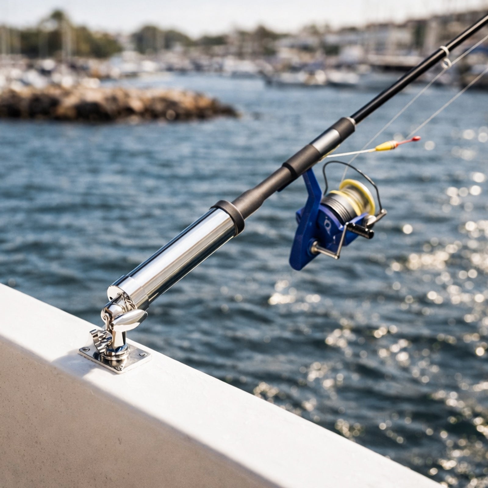 360 Degree Adjustable Boat Rod Holder