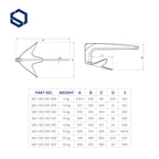 316L Stainless Steel Bruce Anchor