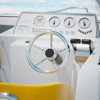 Boat 5 Spoke 3/4 inch Steering Wheel