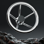 Boat 5 Spoke 3/4 inch Steering Wheel